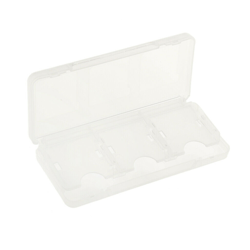 2x 6 in 1 Game Card Case Holder Box Storage for   DSI LL White