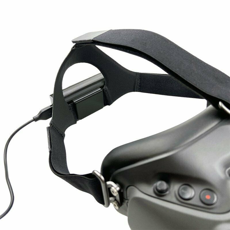 Battery Storage Case Back Buckle Glasses Headband Clip For DJI FPV Combo Drone