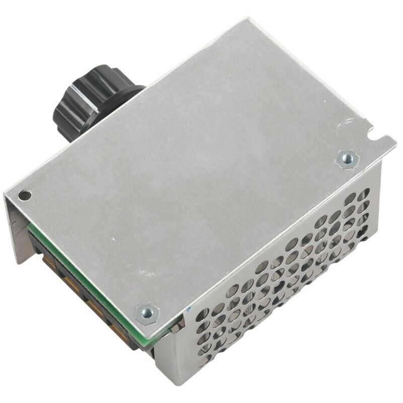 Voltage regulator Voltage Speed Controller SCR Dimmer + Shell AC 220V 4000W T1K5