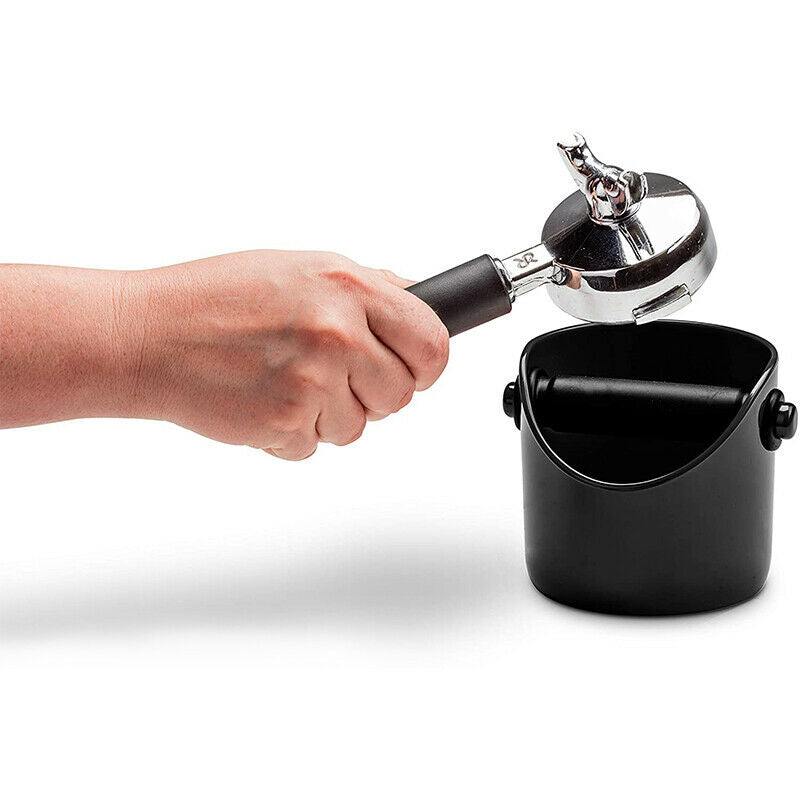 Espresso Knock Box Shock-Absorbent Coffee Knock Box Container Grind Dump Bin