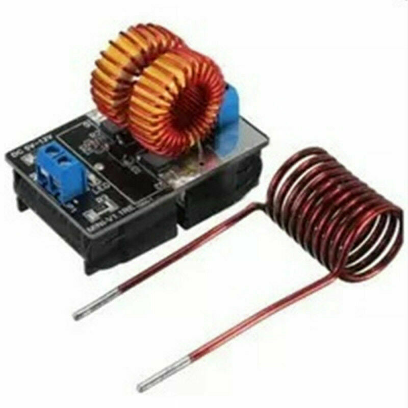 120W 5V-12V Low Voltage ZVS Induction Heating Power Supply Module w/Heater Coil