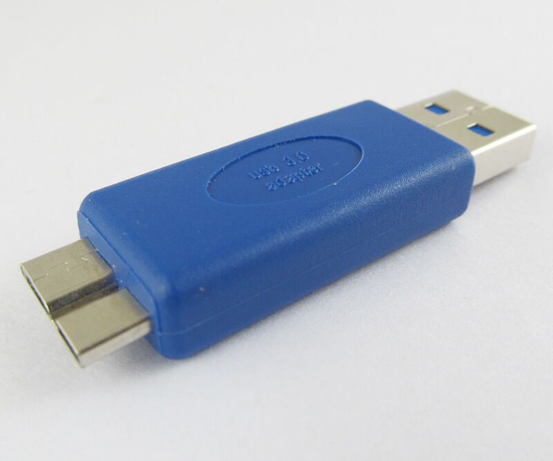 1pc USB 3.0 A Male Plug To Micro USB 3.0 B Male USB Data Adapter Connector