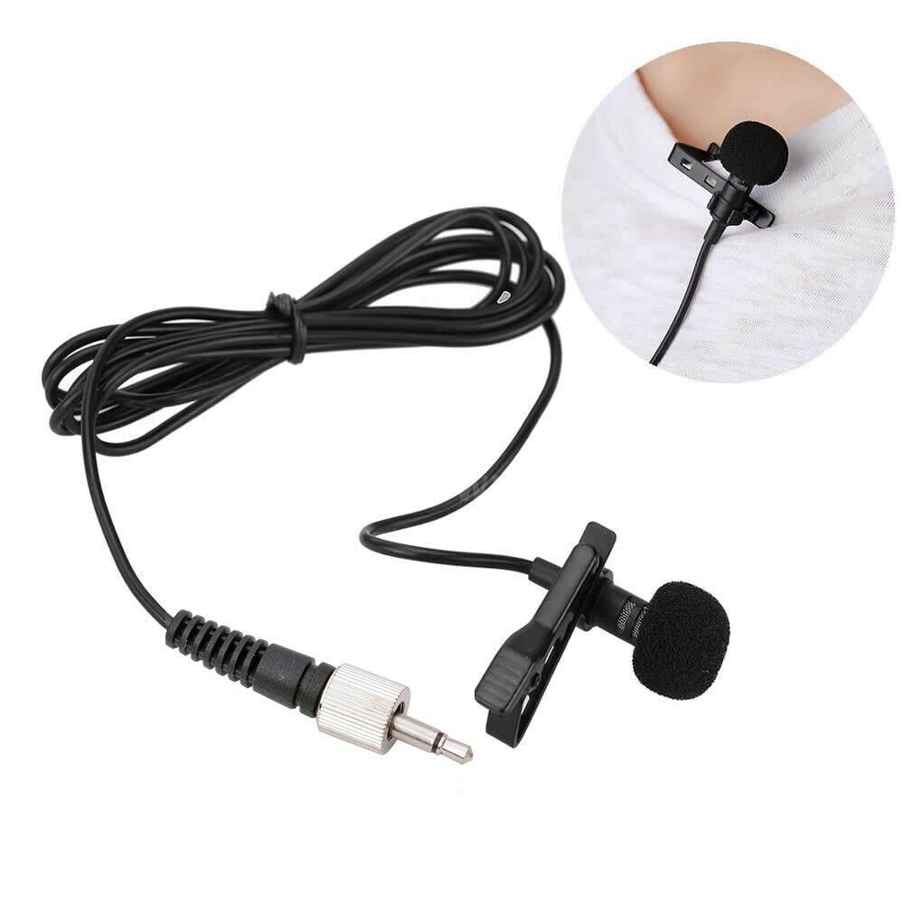 Lavalier Microphone for Sennheiser Wireless lav Collar Mic Unidirectional Live