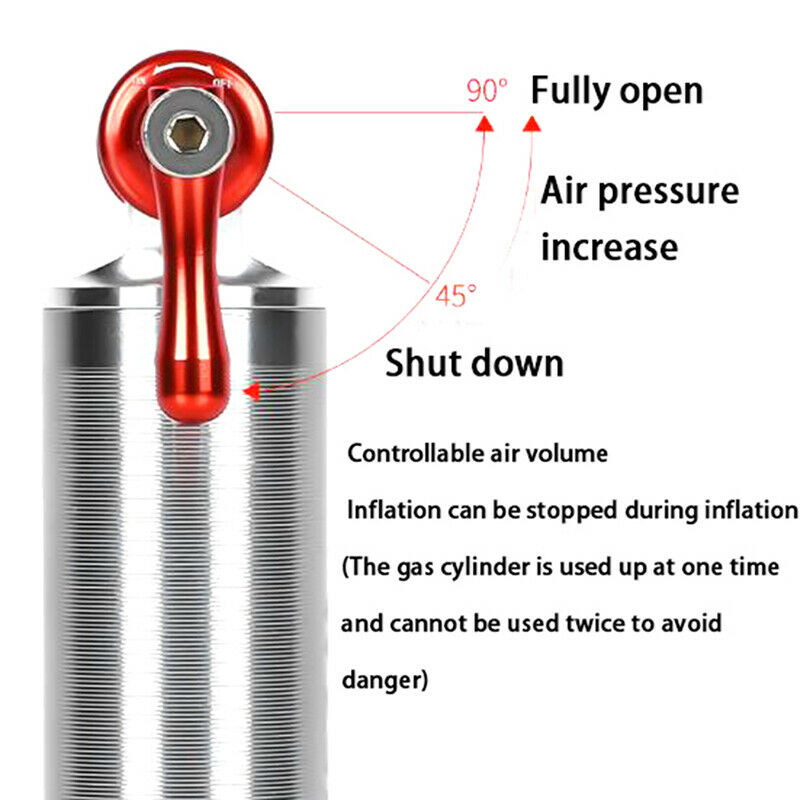 Portable CO2 Bike Tire Inflator Mountain Bicycle Tyre Pump For Presta & Schra Fx