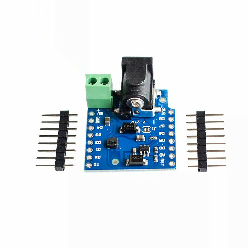 DIY Module DC 7-24V 1A DC Power Shield V1.1.0 for WEMOS D1 mini with pi.l8