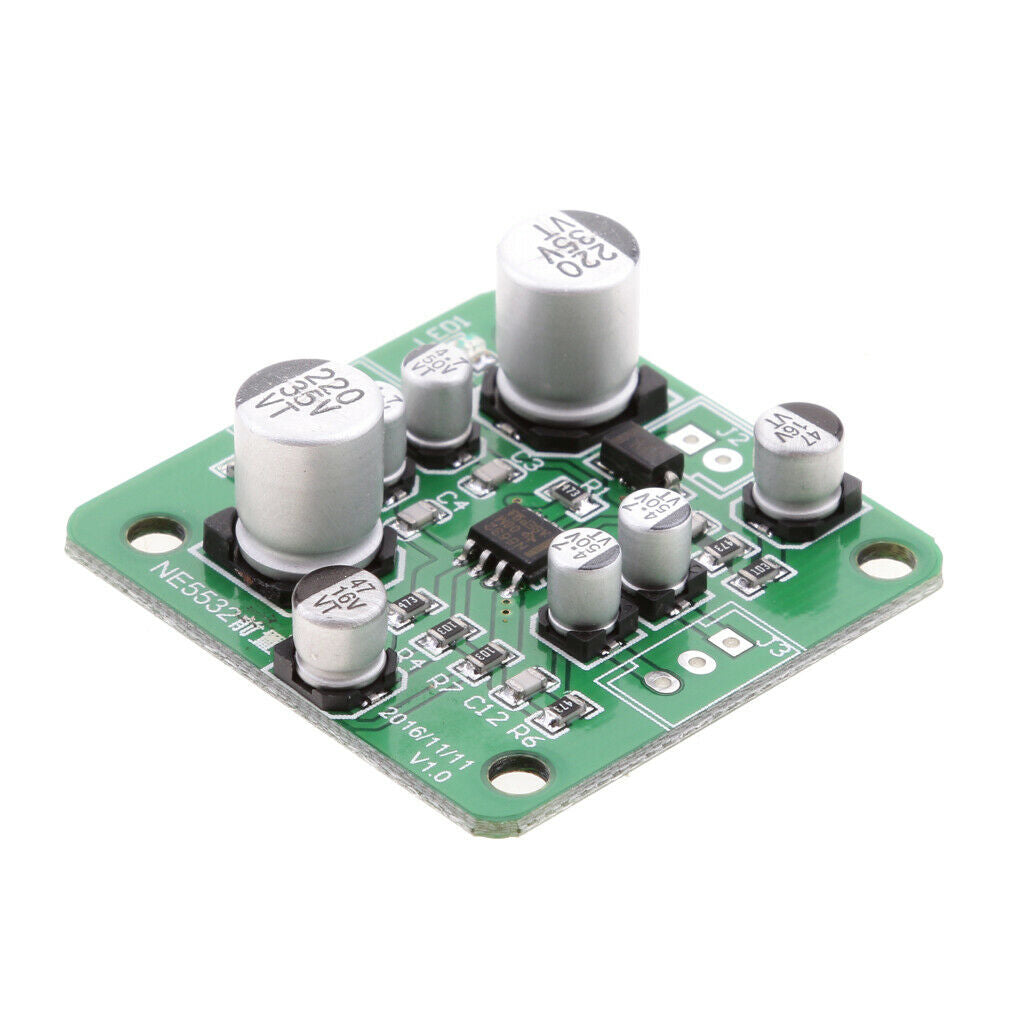 Speaker MP3 Preamplifier Audio Magnifier Board NE5532 4558 12V-30V DC