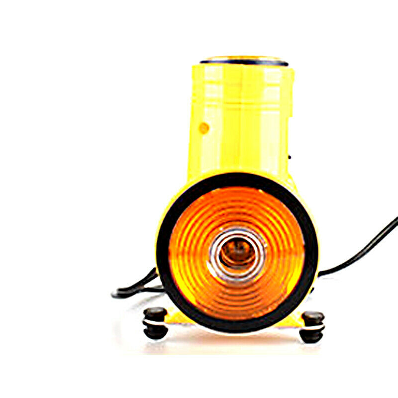 Metal Car Air Pump Inflator Light Tire Pressure Gauge Tire Pump 1M Rubber Tube