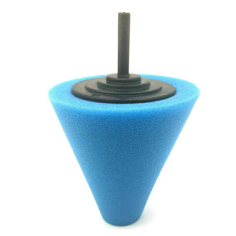 Car Wheel Hub Foam Sponge Burnishing Polishing Cone Shaped Buffing Pads Advanced