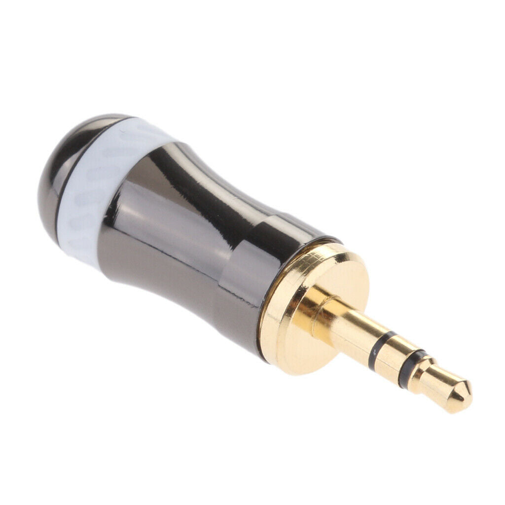 3Pole 1/8'' 3.5mm Male Repair Headphone Jack Audio Soldering Connector