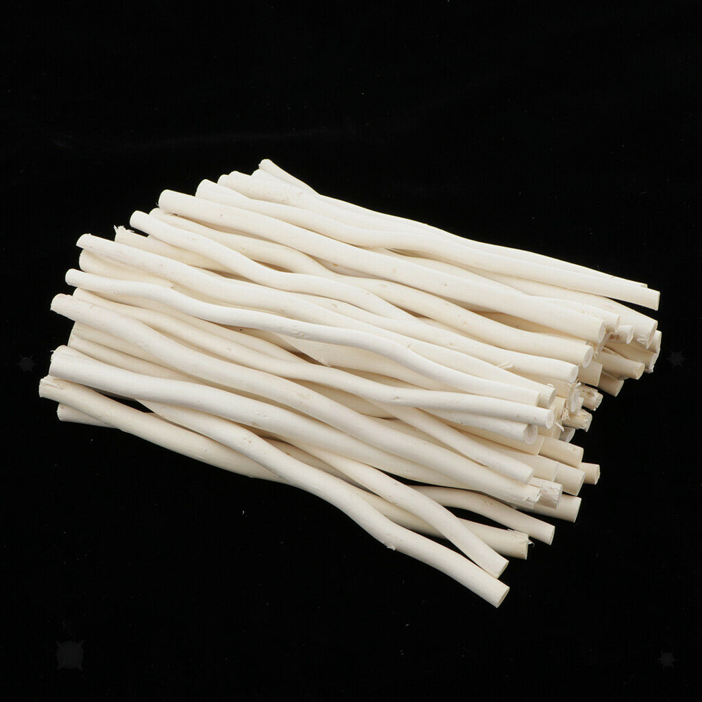 50pcs Natural Tree Branch Twig Rustic Home Embellishments Wood Sticks Rod