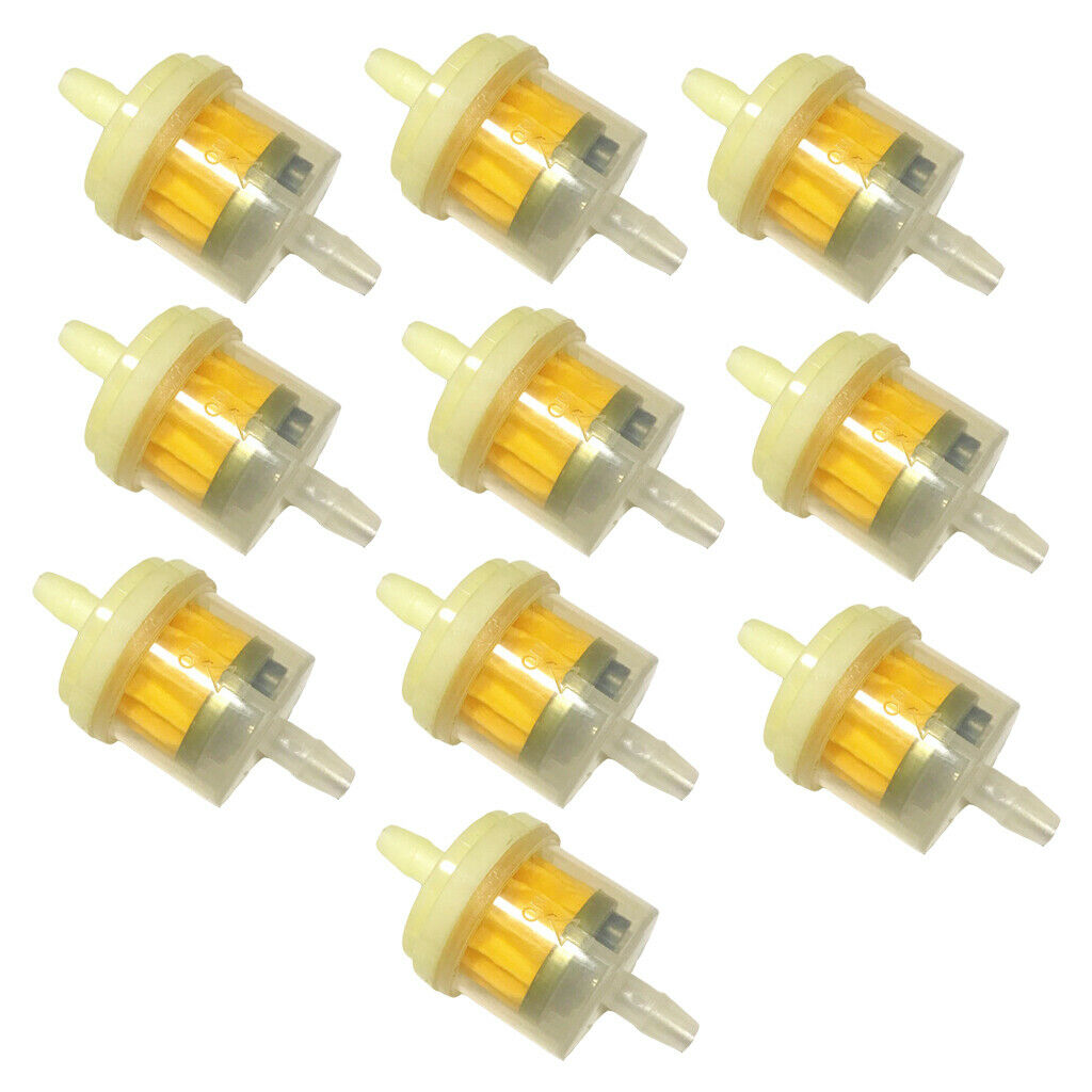 6mm 1/4" Gas Fuel Filter Petrol for Motorcycle Car Dirt Bike Scooter