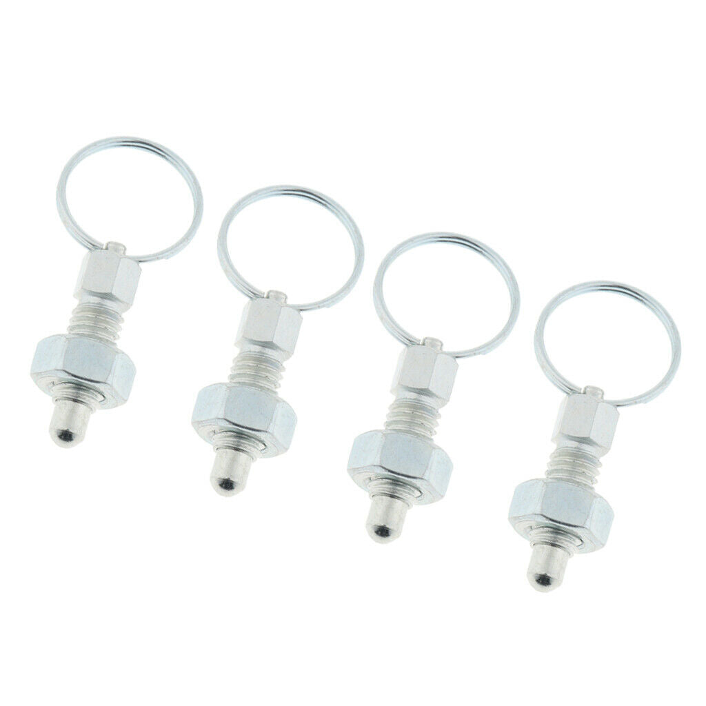 4Pcs M6 Ring Indexing Drive Plunger Spring Positioning Pins
