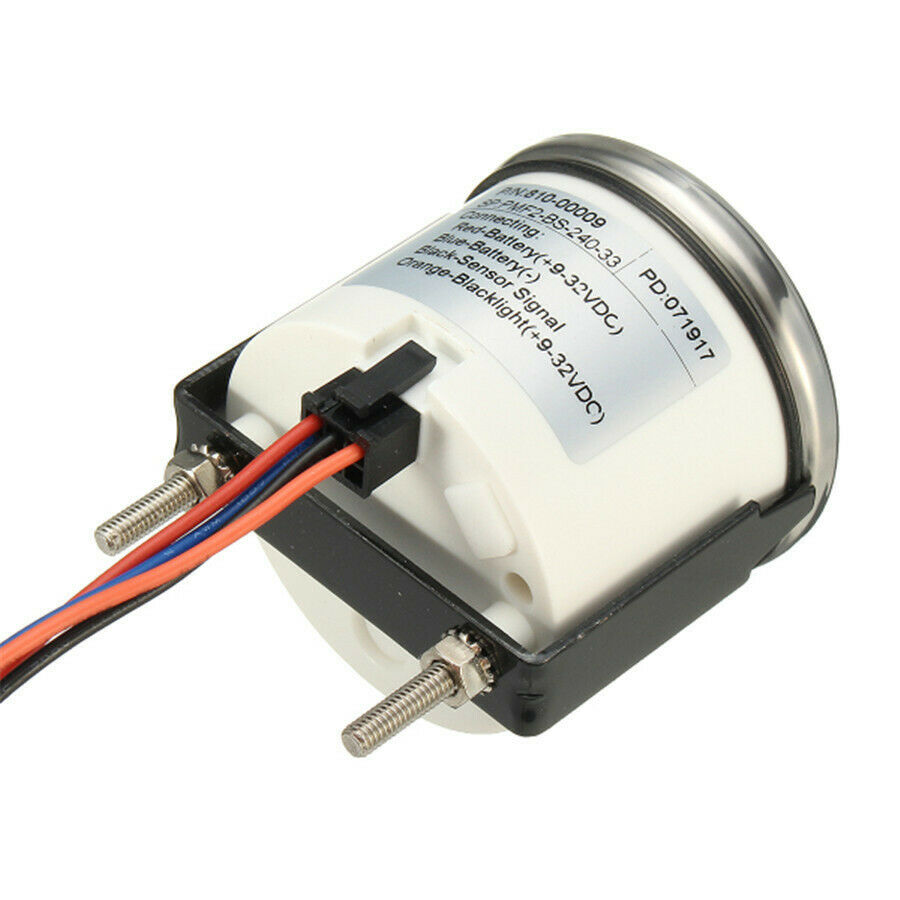 2'' 52mm Car Universal Fuel Level Gauge Meter Tank Indicator 240-33 Ohms