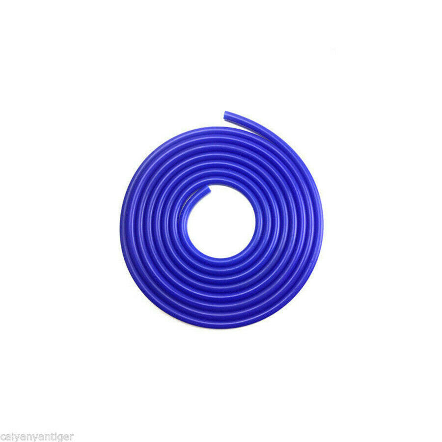 Auto Car 4mm Blue Silicone Vacuum Tube Hose Pipe Silicon Tubing 16.4ft 5 Meters