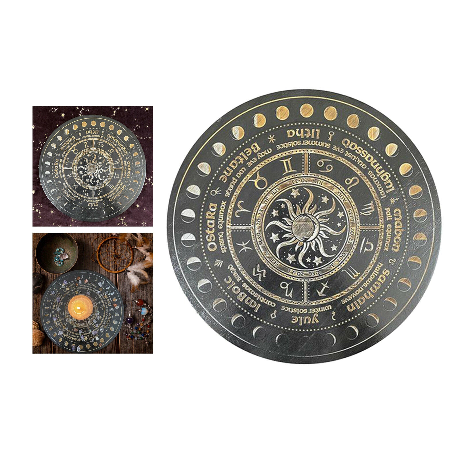 Pendulum Board Wooden Divination Board Metaphysical Dowsing Board