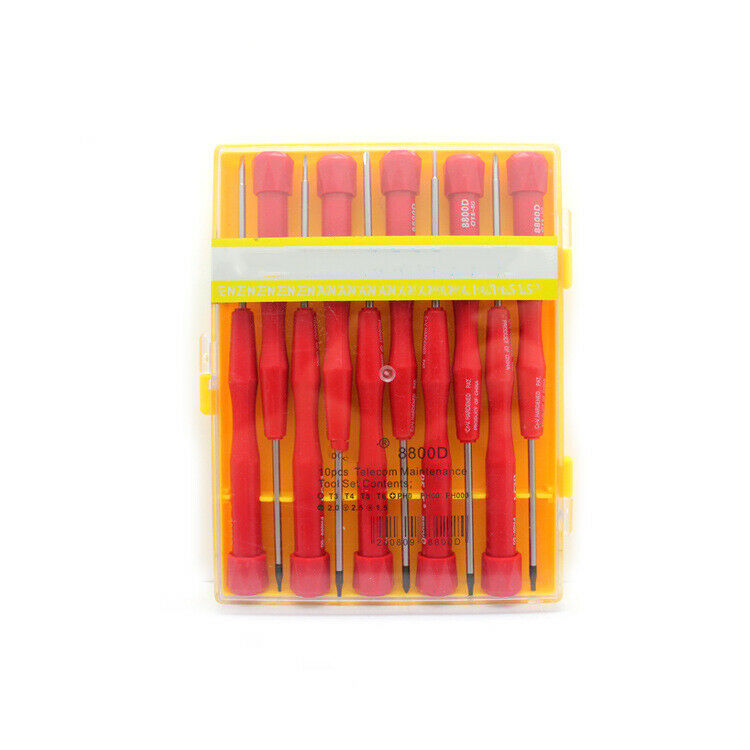 1 Set of 8800D10 In 1 Best Mobile Phone Repair Screwdriver Precision Tool Set