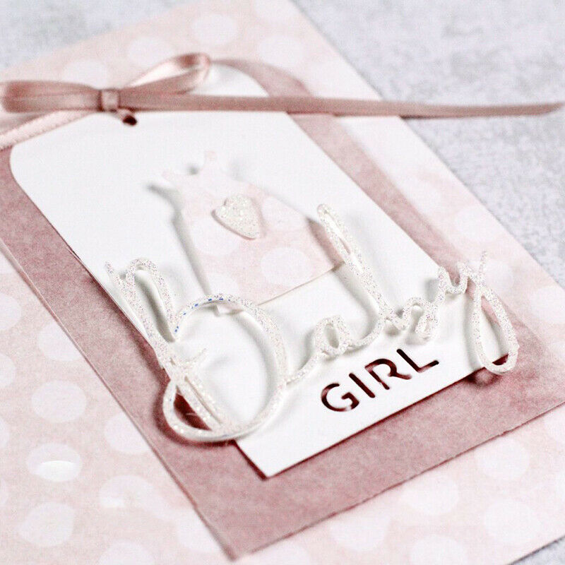 Baby Alphabet Metal Cutting Dies Stencil for DIY Scrapbooking Paper Card .l8