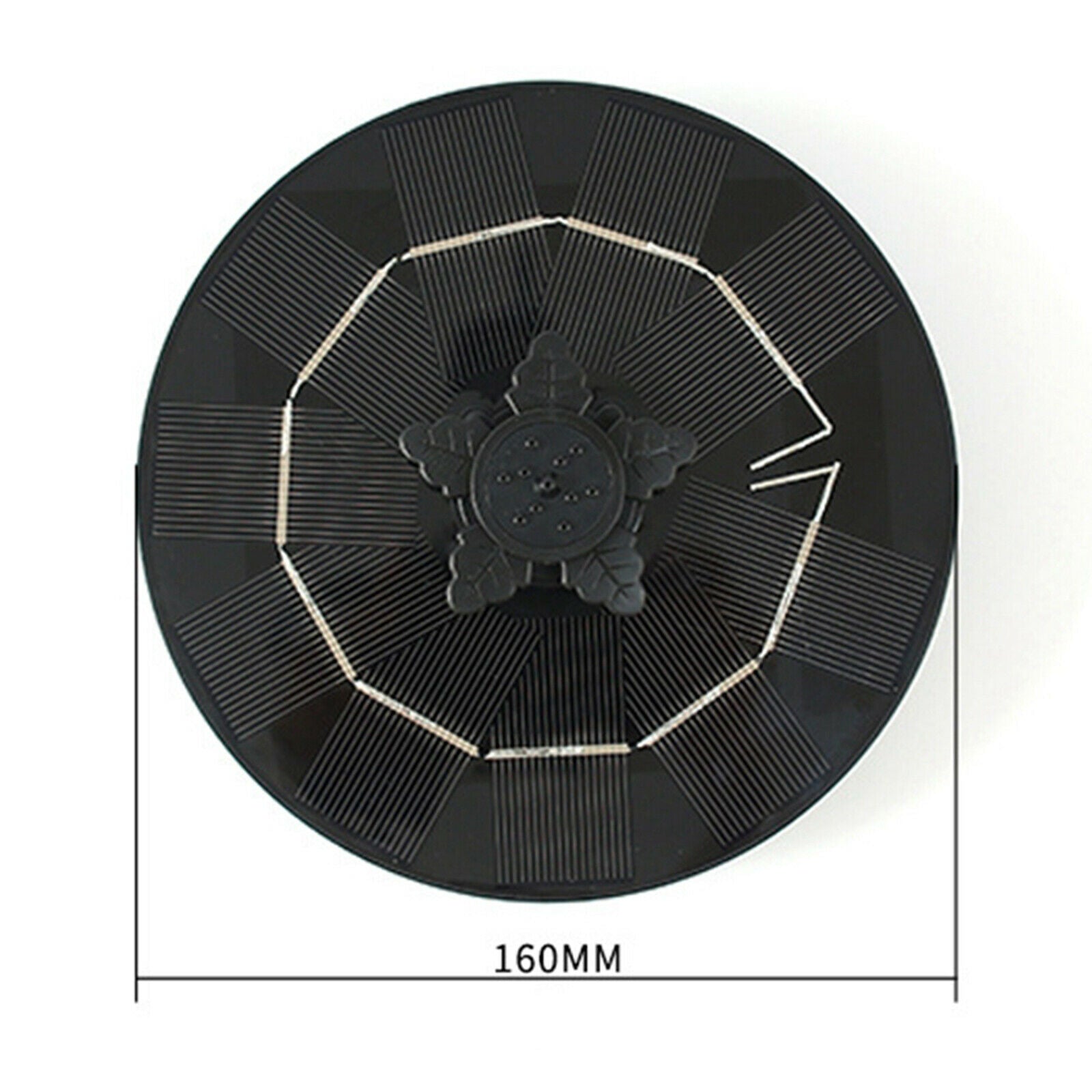 3 in 1 Solar Bird Bath Fountain 3W Outdoor Pool Pond Garden Patio Fish Tank