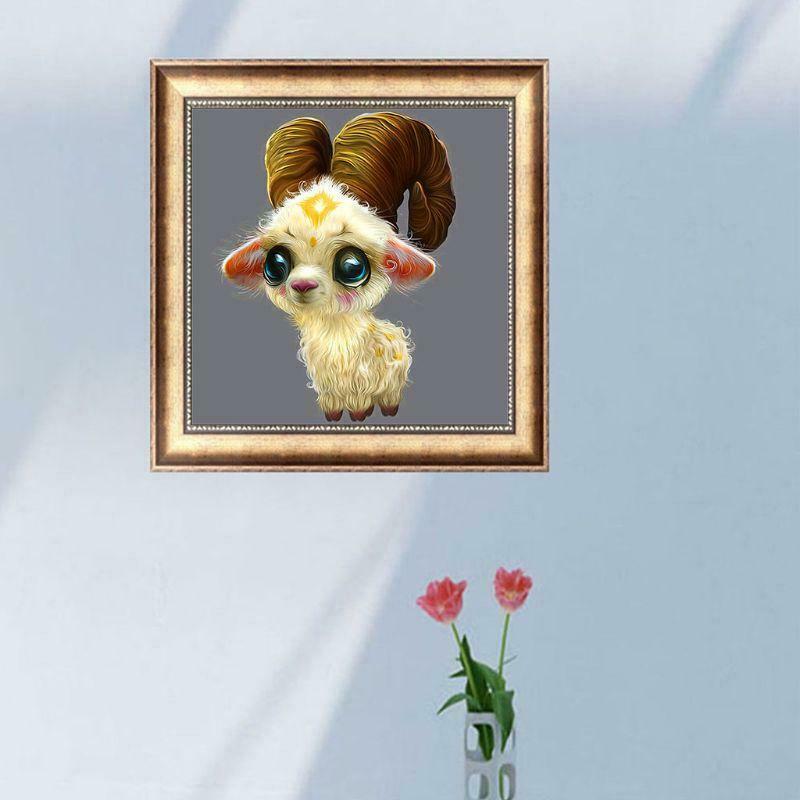 Goat 5D DIY Diamond Painting Embroidery Cross Stitch Kit Home Decor  Handcrafts