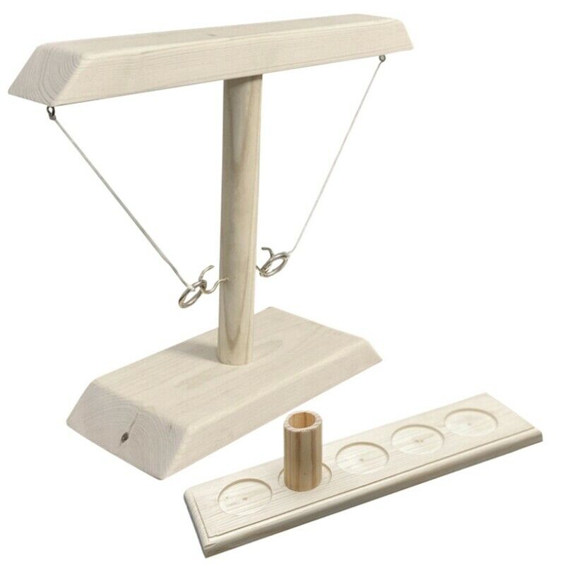 Party Toys Leisure Industrial Style Bar Drink Shop Handmade Wooden  Toss HooU6O5