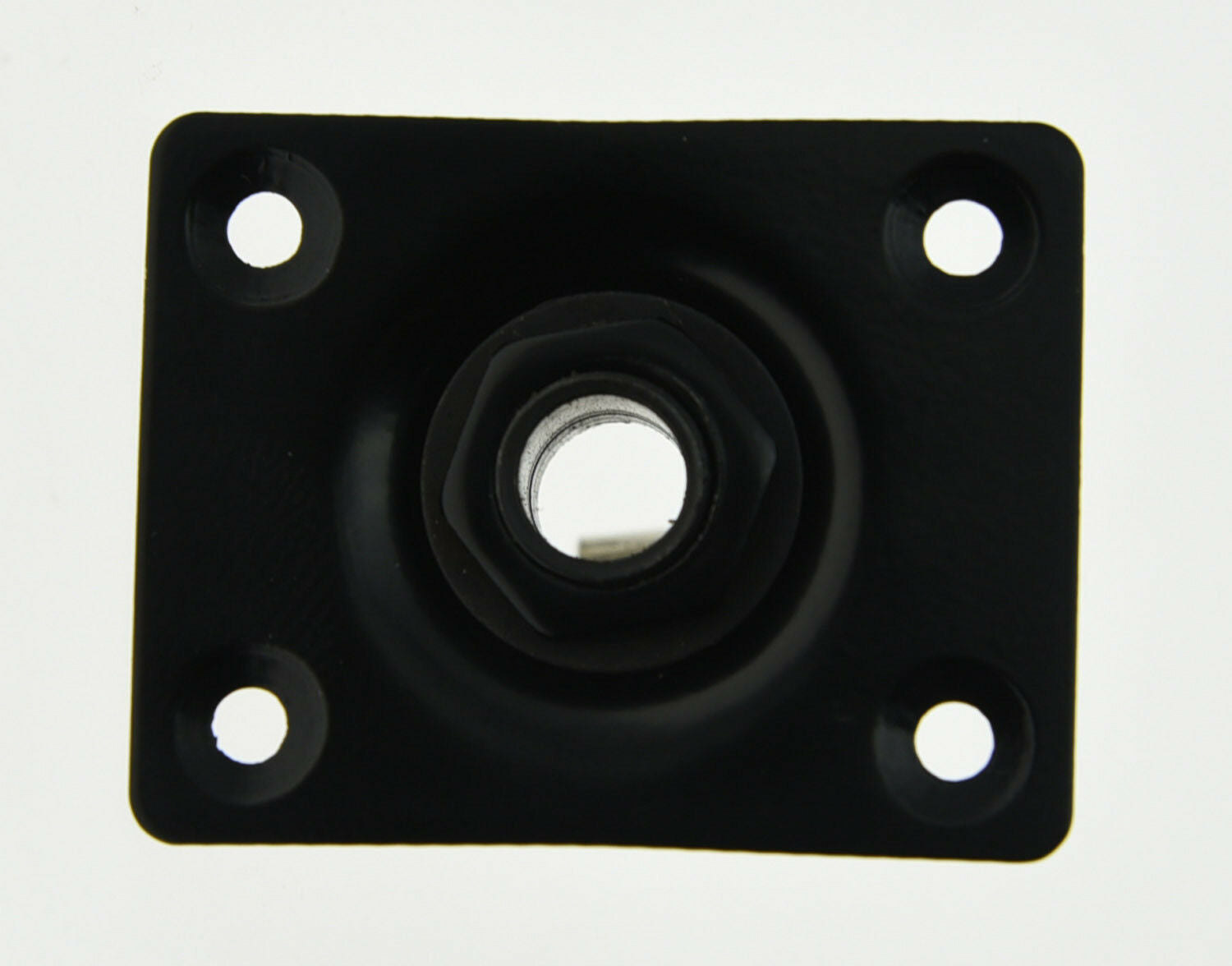 Black Electric Guitar Jack Plate Square Jack Socket