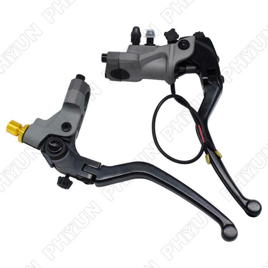 19 RCS Motorcycle Brake Master Cylinder Cable Clutch Lever For 22mm Handlebars