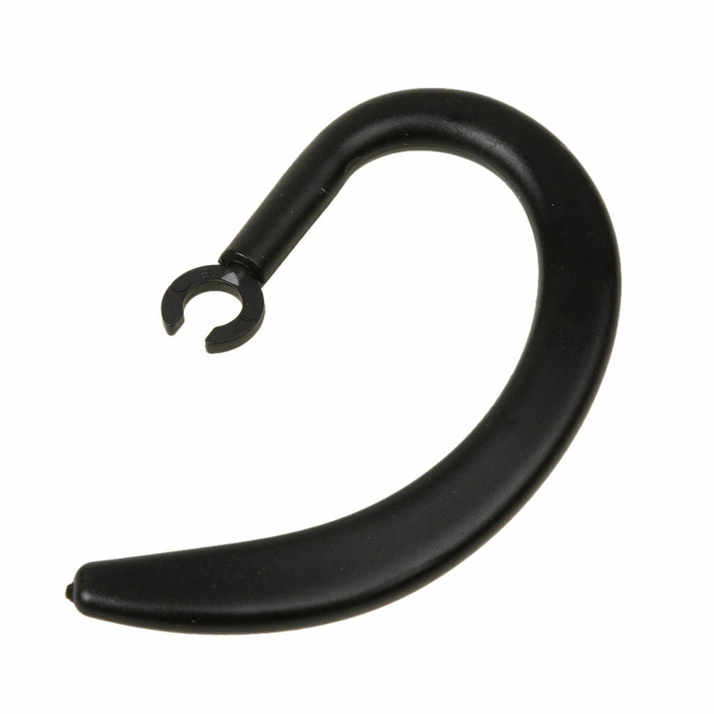 6 Pcs Replacement Spare Ear Hooks Earloop For Bluetooth Headset Black