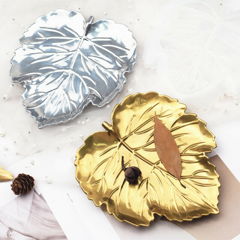 19CM Maple Leaf Hemp Leaf Ashtray Tray Dish Mirror Silicone Mold DIY MouldBDAU