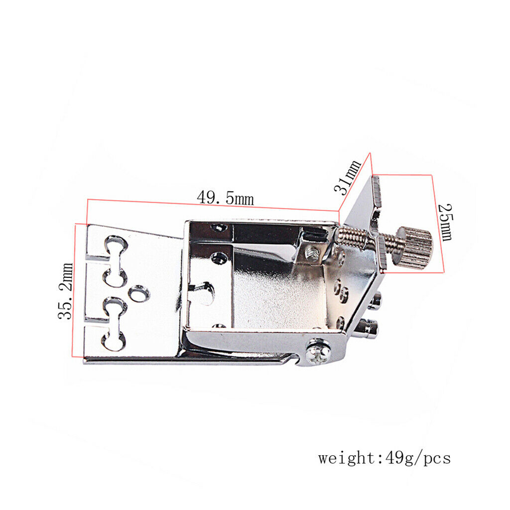 Guitar Chrome Tailpiece For 5 String Banjo Plate Accessories Parts