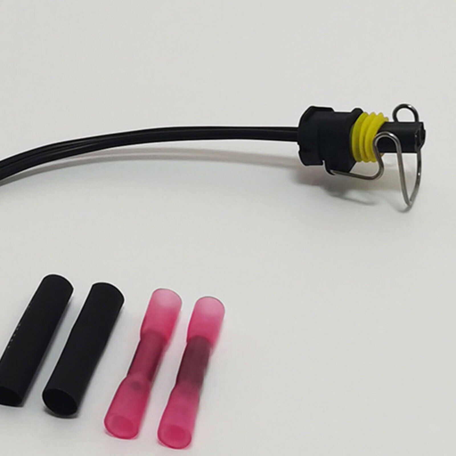 2 Wire Fuel Injector Connector & Crimp Splices Set for Caterpillar C7 C9