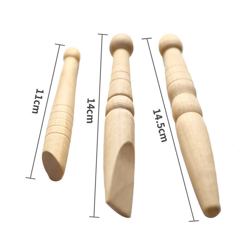 Wooden Foot Body Massage Stick Relieve Muscle Soreness Relaxing T TnA KX