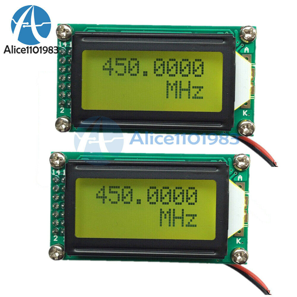 2PCS 1MHz -1.1GHz LED Frequency Counter Tester For Ham Radio PLJ-0802-F