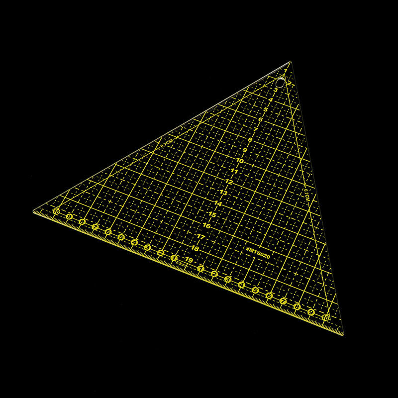DIY sewing quilting tool patchwork ruler sewing ruler large triangular ruler TH