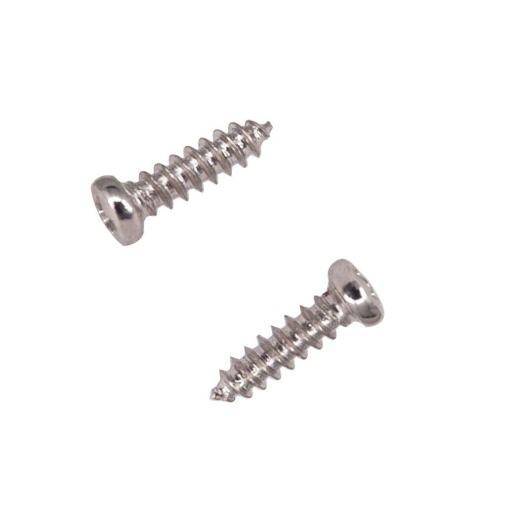 Pack of 100 Iron Tuning Key Mounting Screws for Electric Guitar Bass Accessory