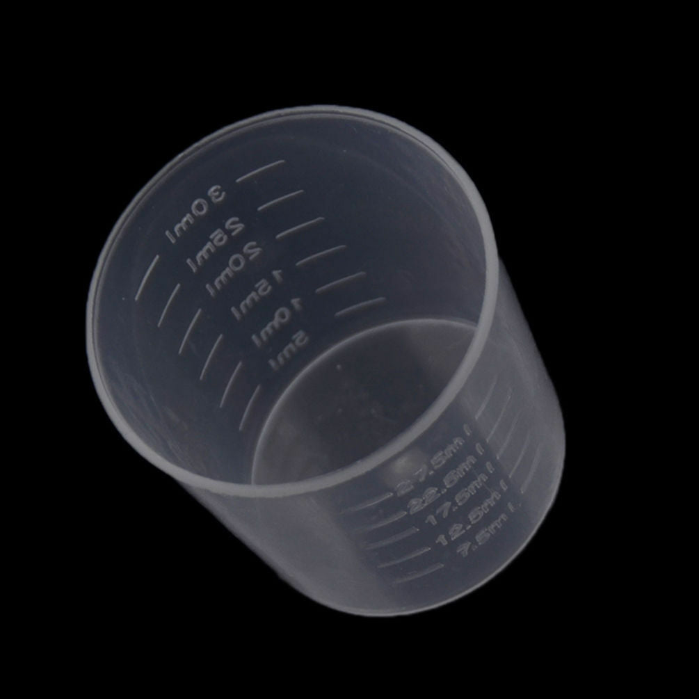 10PCS 30ml Medicine Measuring / Measure Cups Plastic Liquid Measuring Cups