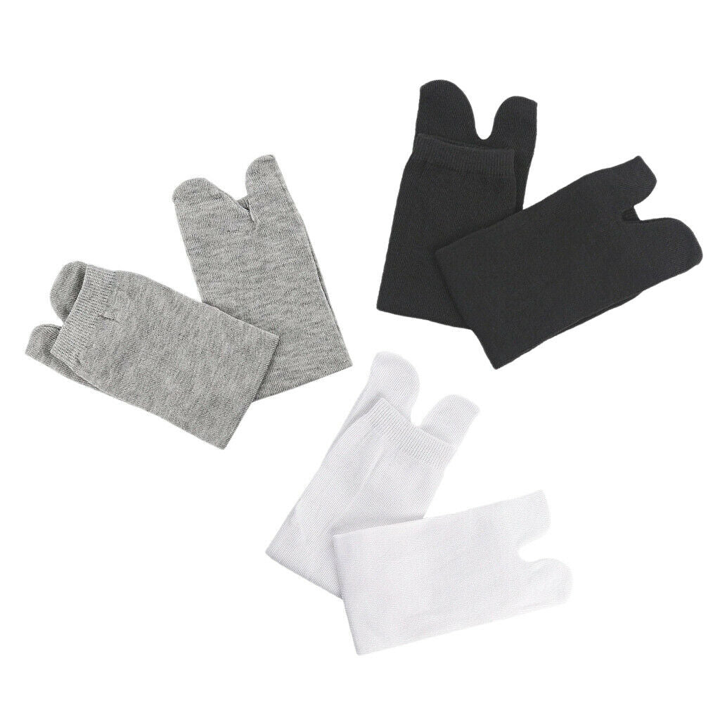 3 Pair Men/Womens Elastic Cotton Flip-Flop Socks Hallux Valgus Corrector