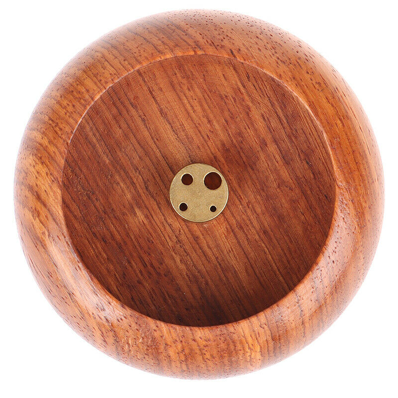 1Pcs Rosewood Incense Burner Stick Holder Bowl Shape Censer Home Decorati.l8