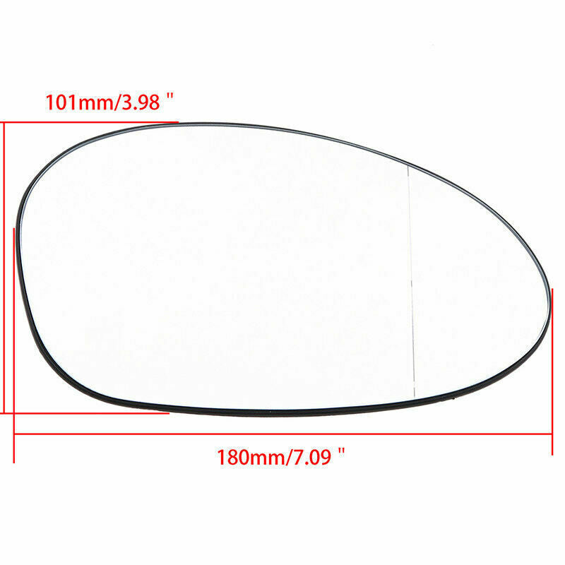 Mirror Glass For BMW 128i 135i 328i 335i 2010 2009 2008 Right Passenger Side