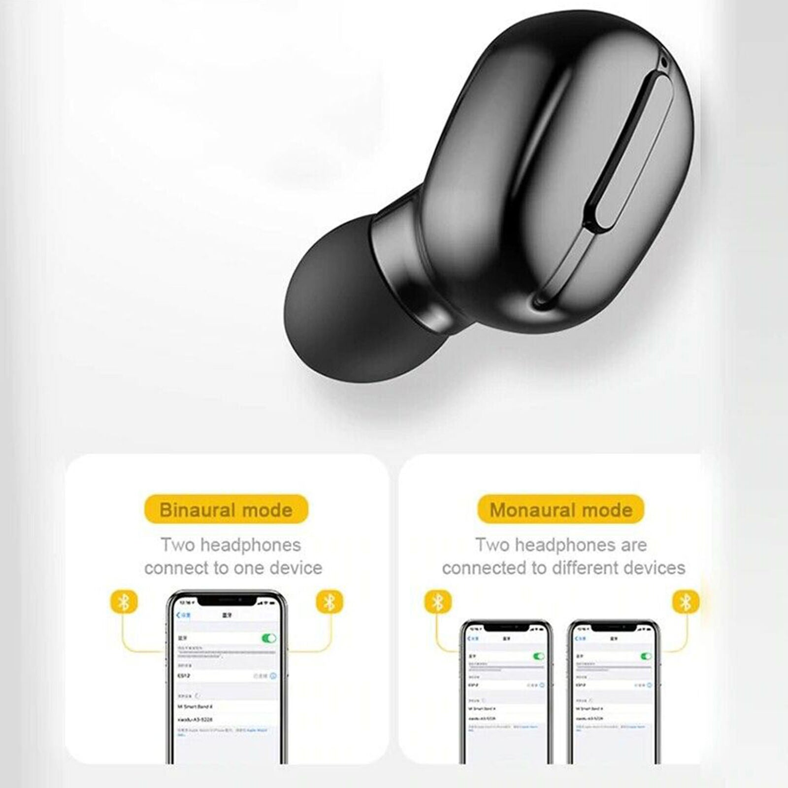 Universal Wireless Bluetooth 5.0 Earphones Headphones Mini Earbuds Headsets