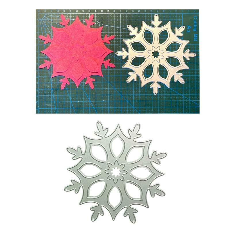 Snowflake Metal Cutting Dies Stencil DIY Scrapbooking Album Paper Card Template