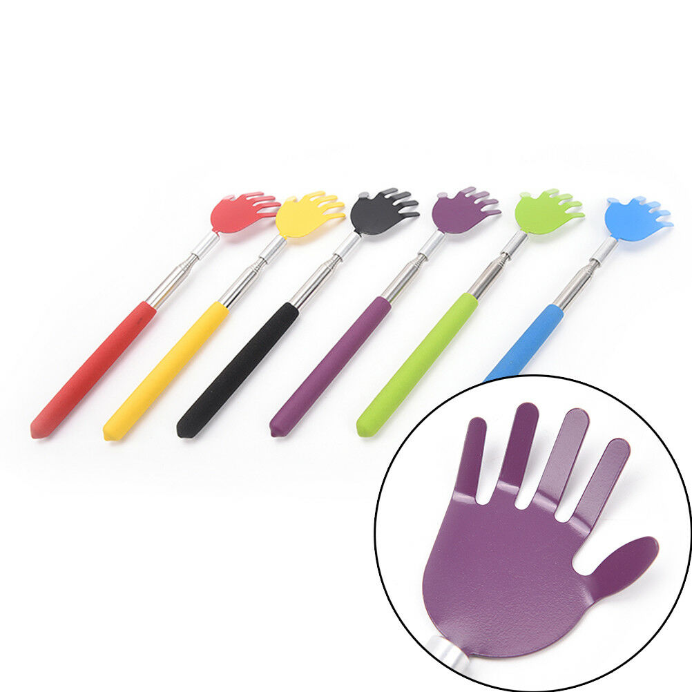 Metal Back Scratcher Telescopic Extendable Handy Pocket scrath  Heath Car.l8