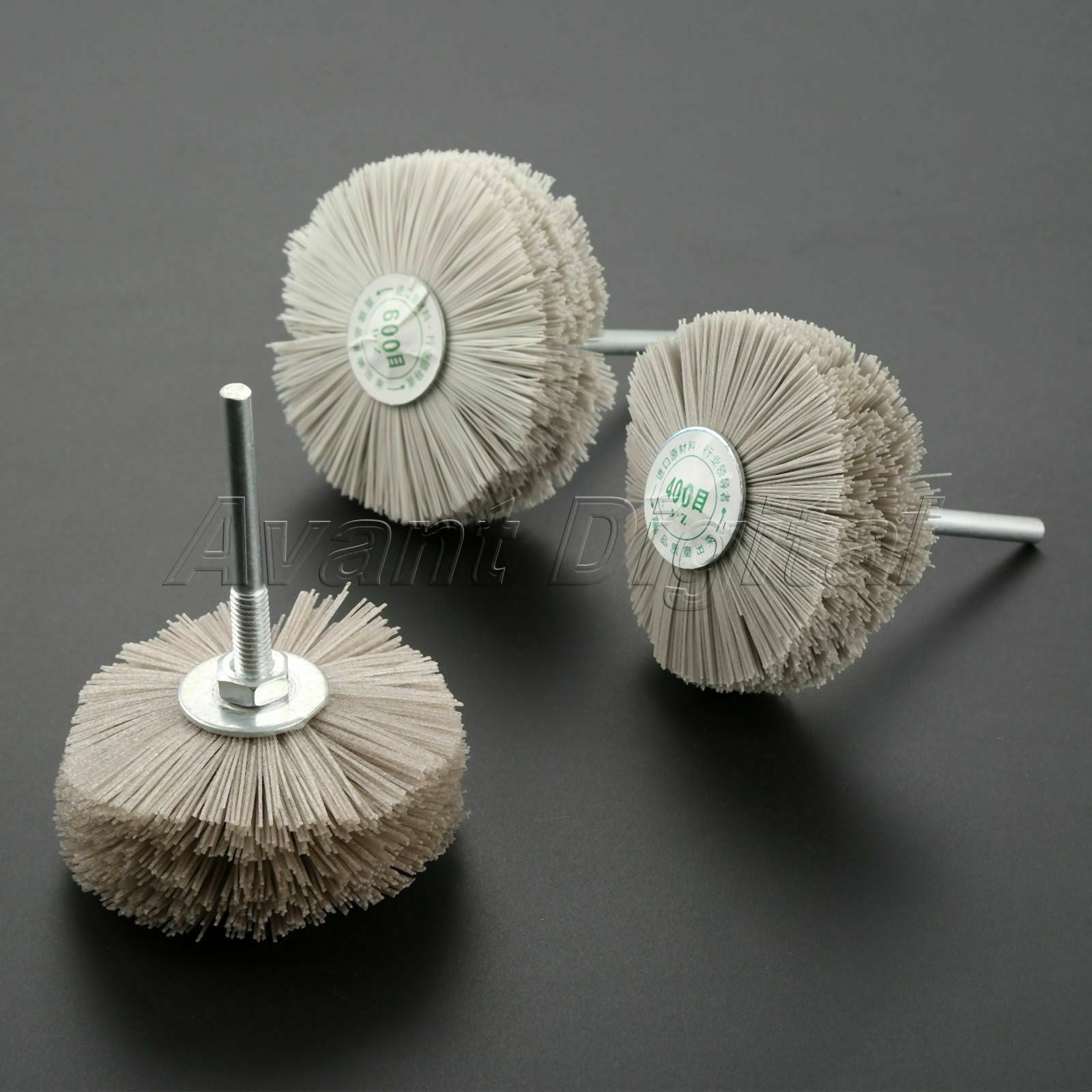Cleaning Wood Jade Jewelry Polishing Wheel Brush Rotary Tool 320# 400# 600# Grit
