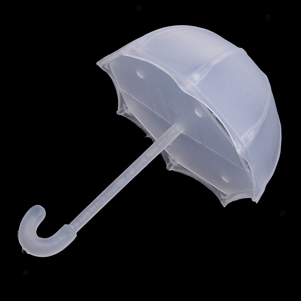 24 Pieces White + Pink Umbrella Shaped Lollipop Pocket Wrap Kit for Wedding
