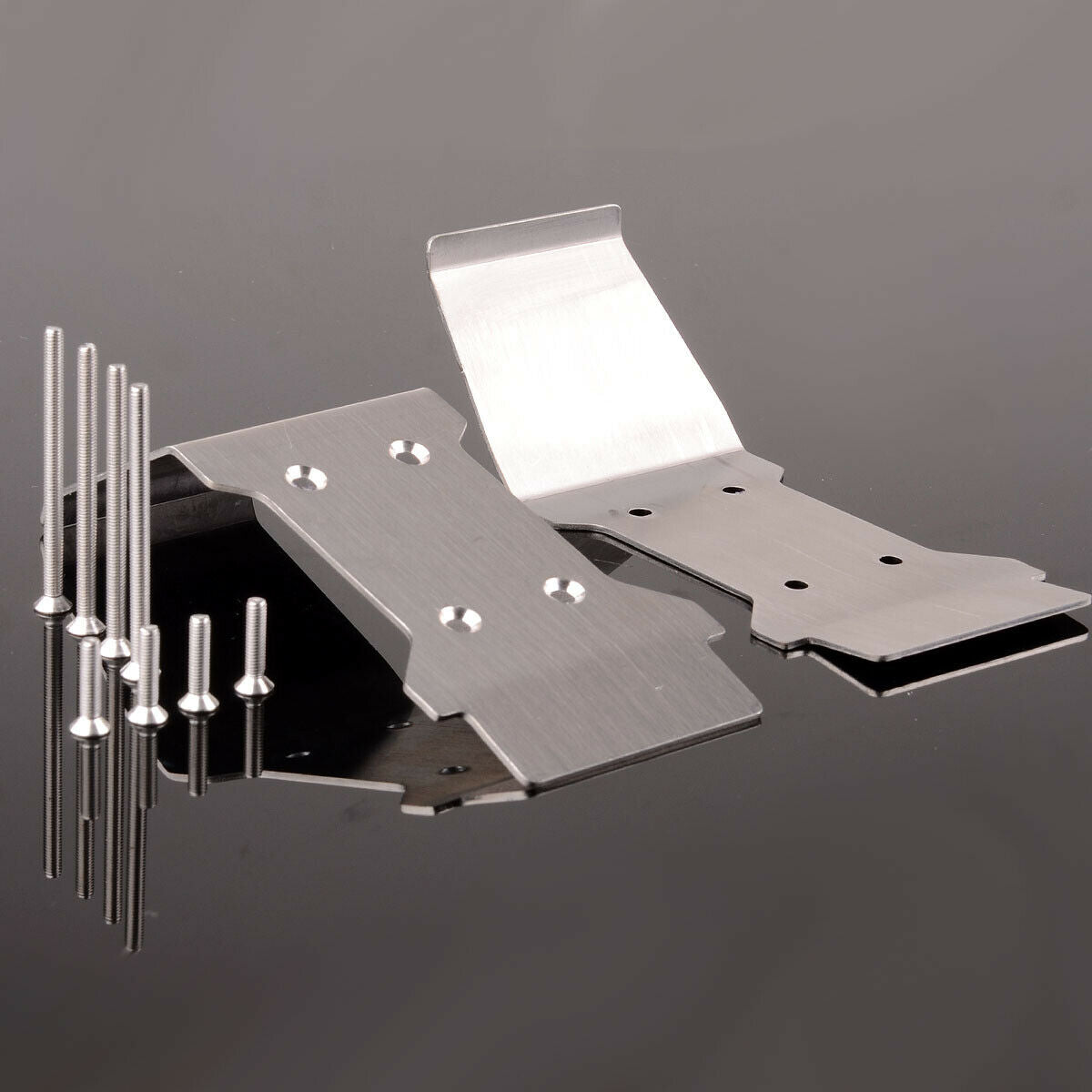 Stainless Front Rear Skide Plate Protective Armor For HPI Savage XS FLUX RC Car