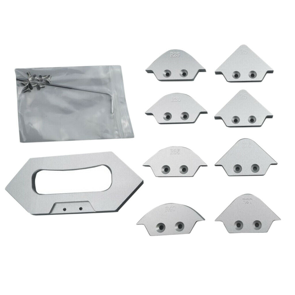 8 Corners Jig Radius Chamfer Profile Woodworking Chamfer Woodworking Set