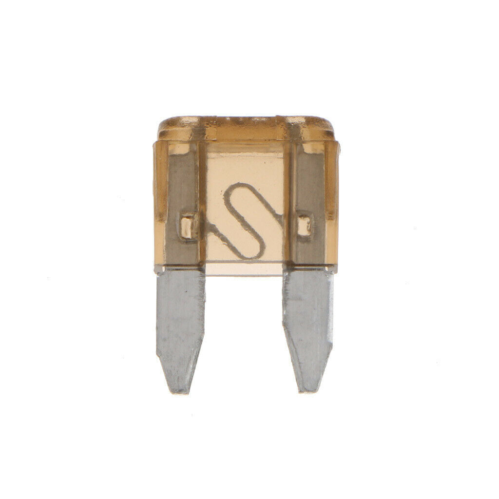 10 Pieces  7.5A Blade Fuse Set Kit Brown for Auto Car