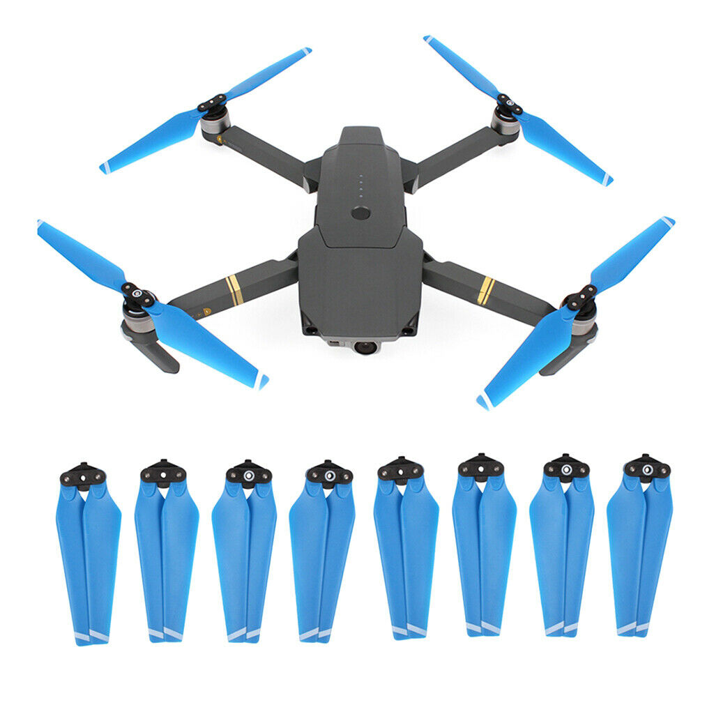 8 Pcs Quick Release Folding Propeller Blade For DJI Mavic Pro Drone Blue
