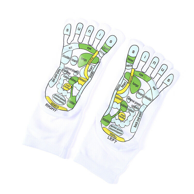 Acupressure Reflexology Socks Physiotherapy Massage Relieve Tired Feet So.l8