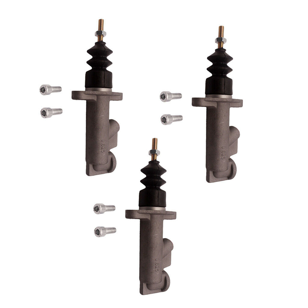 3x Aluminum Alloy Race Brake Clutch Master Cylinder 0.625 Bore for Hydraulic