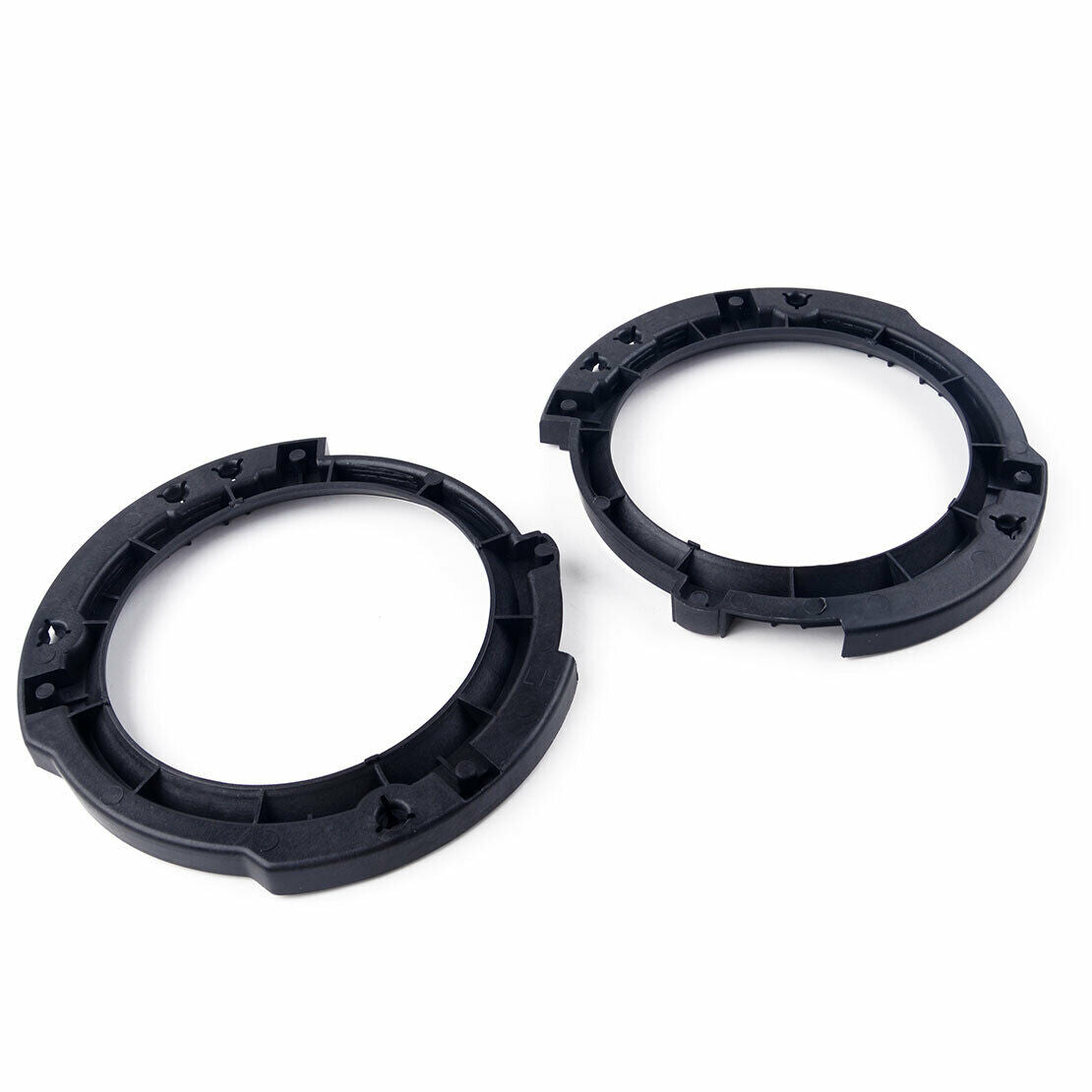 2pcs ABS Black Headlight Mounting Ring Base Fit For Jeep Wrangler JK as